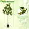 2PCS Artificial Lemon Tree 5.2 FT Tall Fake Plant Office Decor w/Lemon Fruits